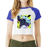 Cyberpunk Edgerunners Rebecca-mwoqs Raglan Crop Top | Artistshot