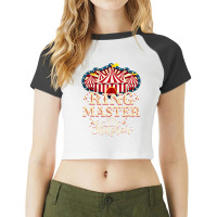 Ringmaster Of The Shitshow Ringmaster Of The Shitshow Raglan Crop Top | Artistshot