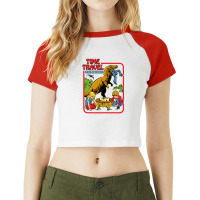 Time Travel For Beginners 1.png Raglan Crop Top | Artistshot