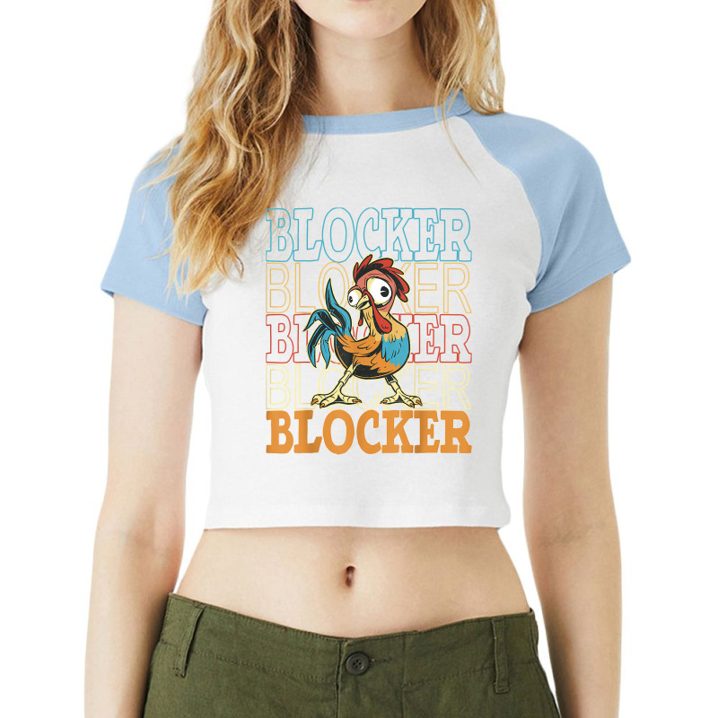 Cock Blockers, Kawaii Rooster Lovers, Funny Gags For Men T Shirt Raglan Crop Top by goveteman | Artistshot