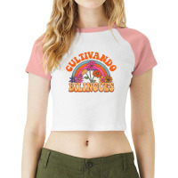 Cultivando Bilingues Spanish Teacher Bilingual Maestra T Shirt Raglan Crop Top | Artistshot