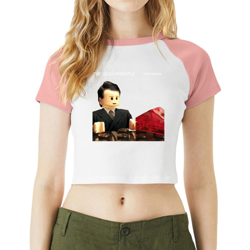 The Pleasure Principle Retro Paint Raglan Crop Top by ClayArtists | Artistshot