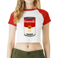 Cannabis Raglan Crop Top | Artistshot