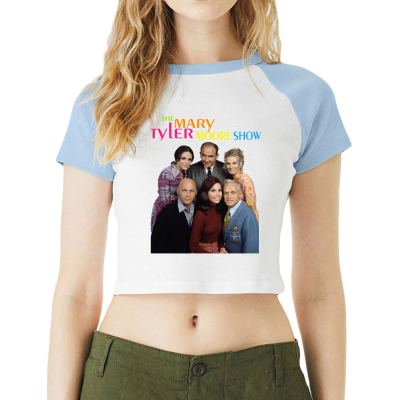 Mary Tyler Moore Show Raglan Crop Top by cm-arts | Artistshot