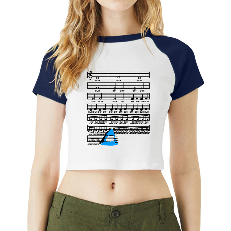 Swimming Theme Raglan Crop Top by Begegeg | Artistshot