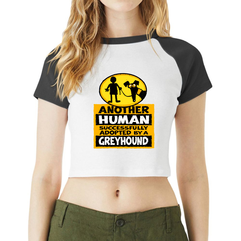 Another Human Raglan Crop Top by KennethSteele | Artistshot