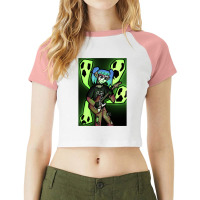 Sally Face Raglan Crop Top | Artistshot