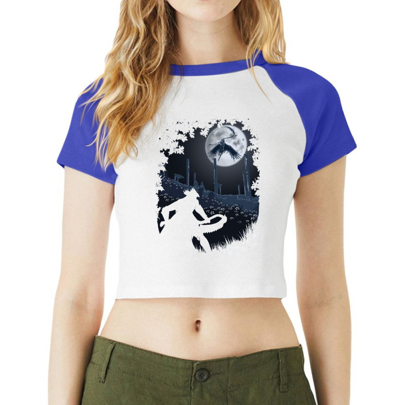 Tonight Gehrman Joins The Hunt Raglan Crop Top by BERNARDMATTHEWS | Artistshot