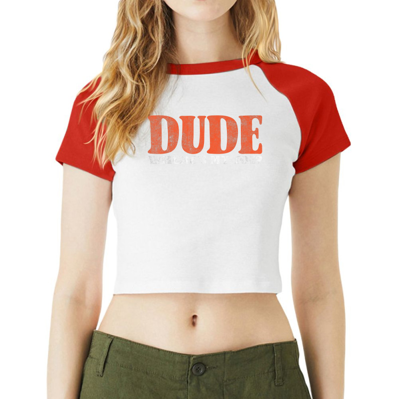 Where's My Toe Prosthetic Leg Toe Amputee Raglan Crop Top by ErickMercado | Artistshot