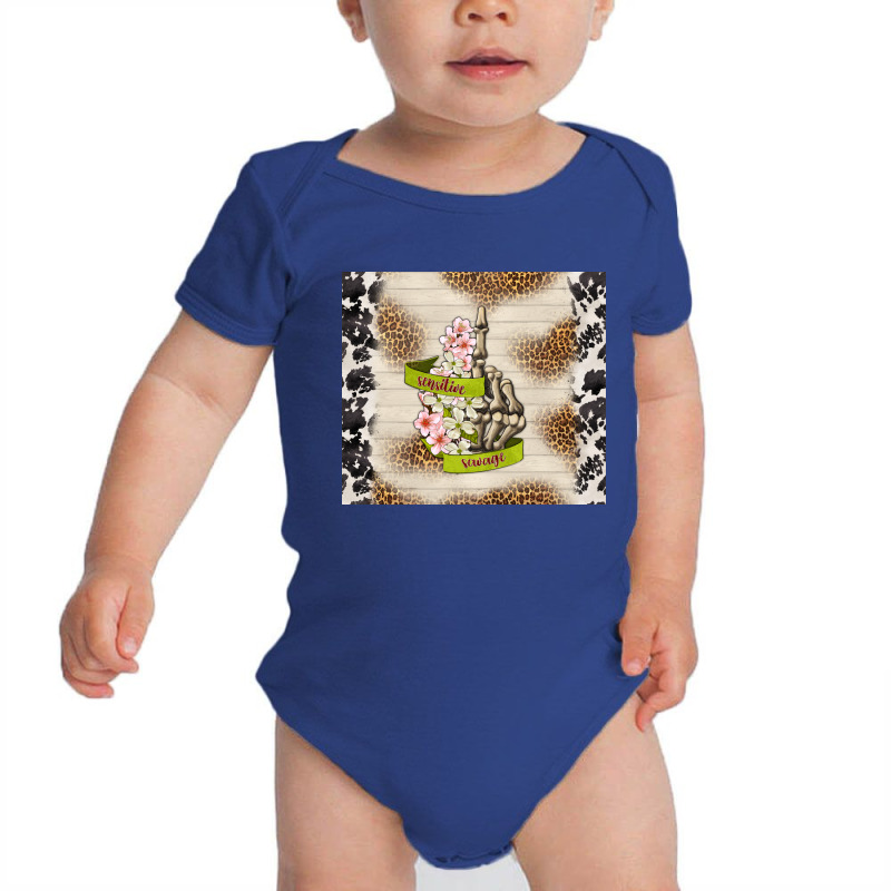 Sensitive Savage Baby Bodysuit by TumblerDesignByShophia | Artistshot