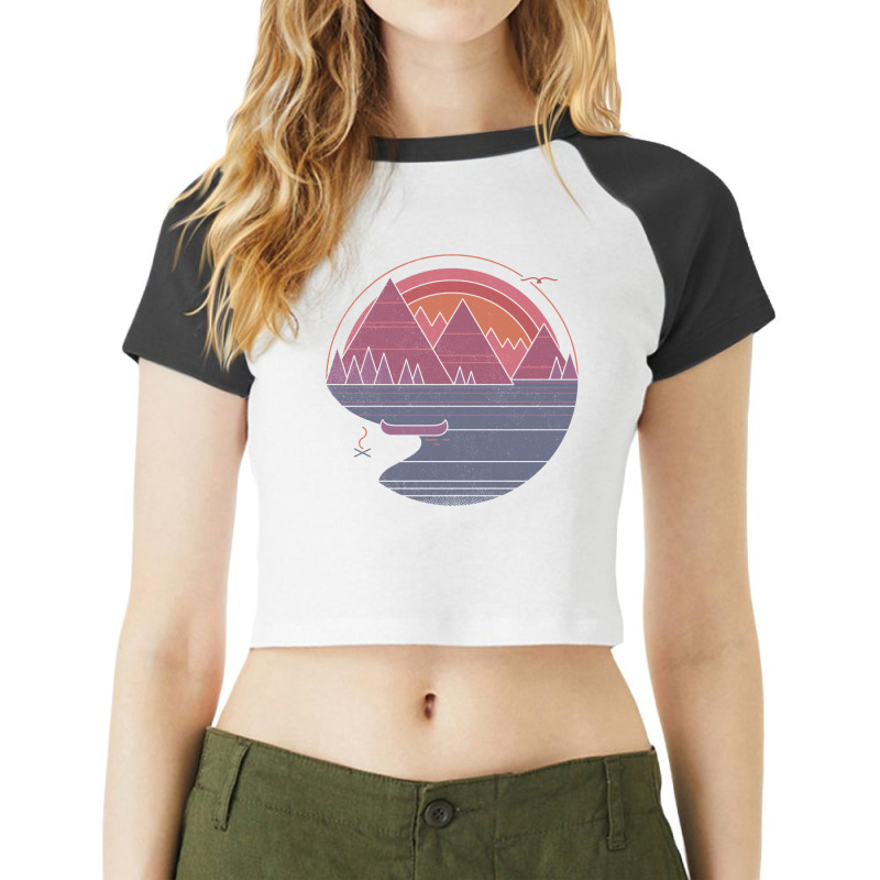 The Nativity Christmas Nativity Scene Raglan Crop Top by cm-arts | Artistshot