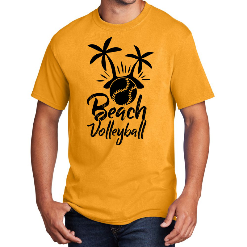 Beach Volleyball Game Serve Sports Spike Volleybal Basic T-shirt by CruzezShiver | Artistshot