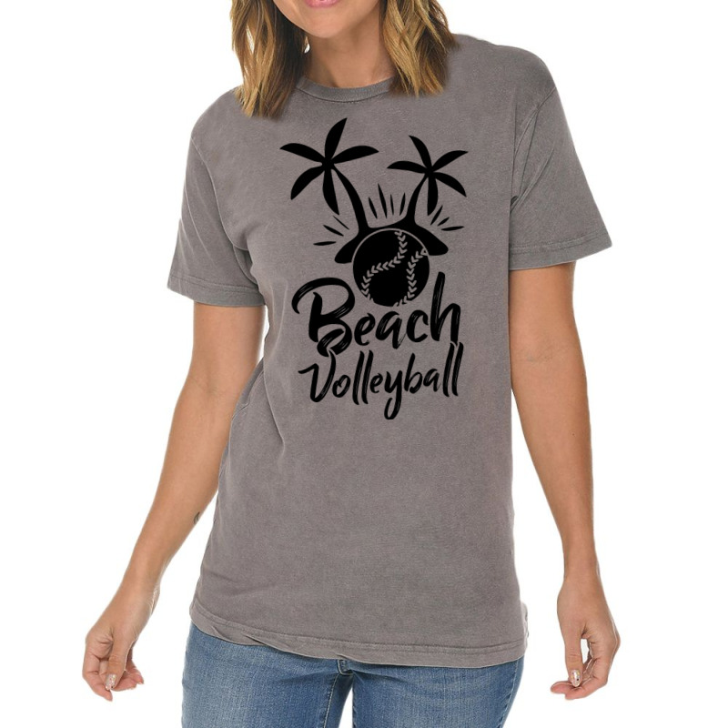 Beach Volleyball Game Serve Sports Spike Volleybal Vintage T-Shirt by CruzezShiver | Artistshot