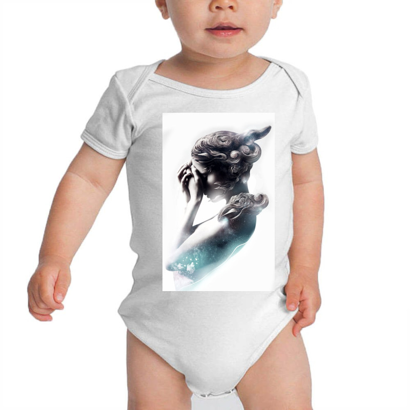 Pondering Girl Baby Bodysuit | Artistshot