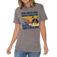 Best Boston Terrier Dog Mom Ever Bump Fit Funny Do Vintage T-shirt | Artistshot