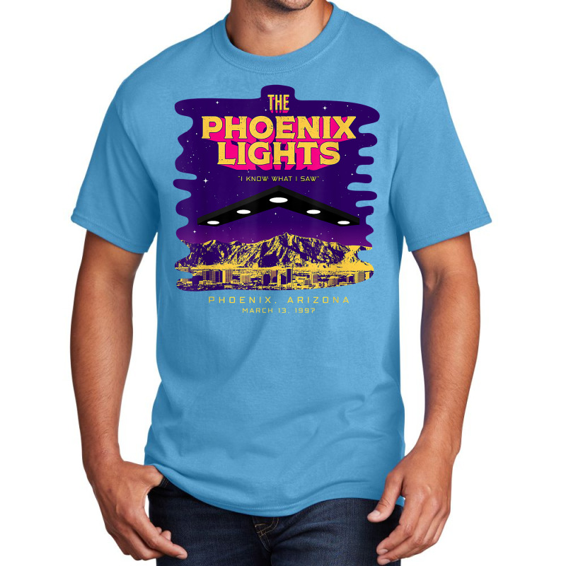 The Phoenix Lights Alien Believer Spaceship Ufo Men & Women T Shirt Basic T-shirt | Artistshot