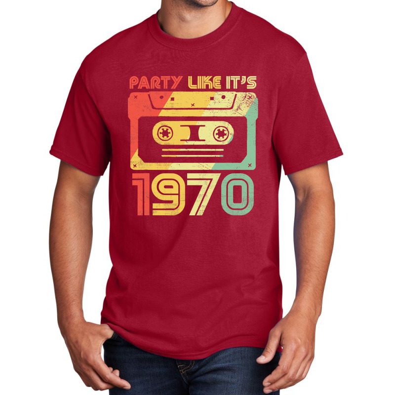 Party Like It's 1970 Retro 70s Party Outfit Costume Tee T Shirt Basic T-shirt | Artistshot