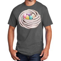 Handrawn Easter Themed Food T  Shirt Meringue Cookie Nest With Colorfu Basic T-shirt | Artistshot