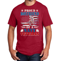 Proud Boyfriend Of A Navy Veteran Basic T-shirt | Artistshot