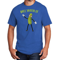 Dill With It Funny Pickle Basic T-shirt | Artistshot