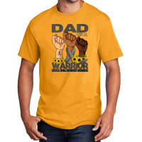 Womens Hand Dad Of A Warrior Corticalisual Impairment Basic T-shirt | Artistshot