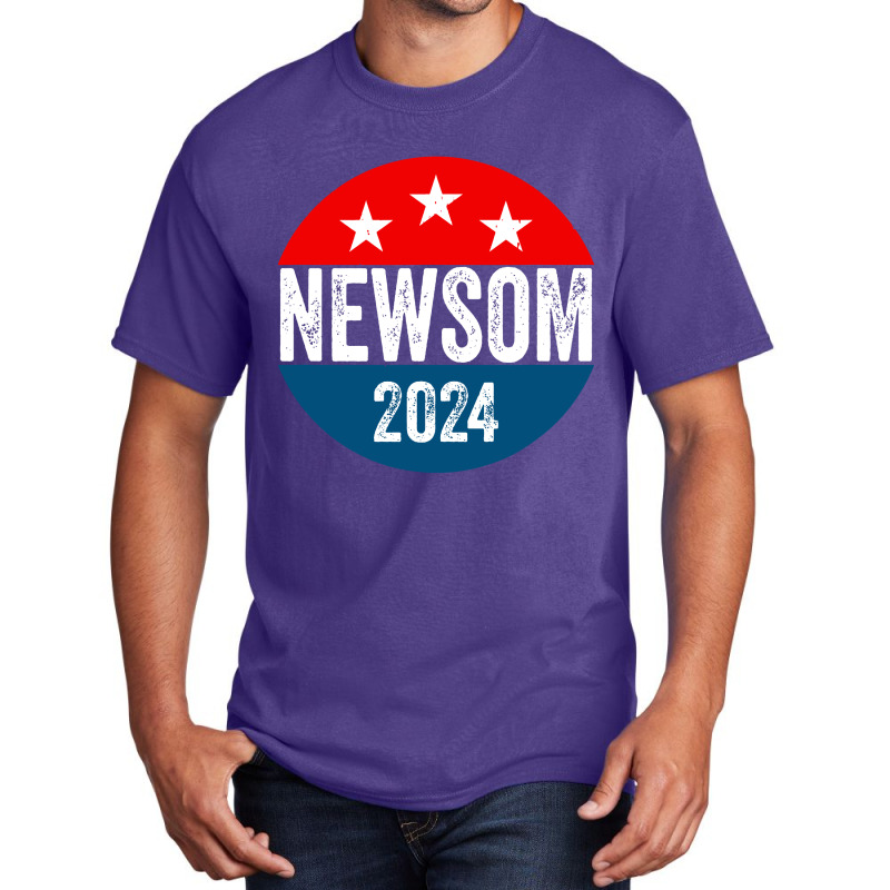 Gavin Newsom 2024 Presidential Basic T-shirt by Palisade | Artistshot