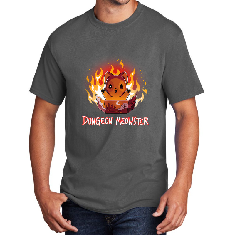 Dnd Dungeon Meowster Cat Dm Role Player Rpg Tabletop Gamer Basic T-shirt by criticizematter | Artistshot