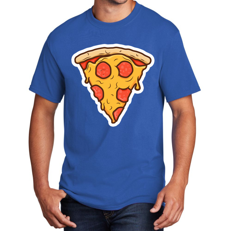 Cool,pizza,cartoon,image Basic T-shirt by pertama | Artistshot