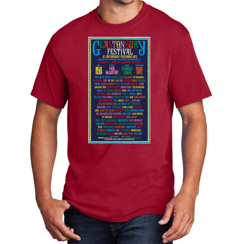 Glastonbury Basic T-shirt | Artistshot