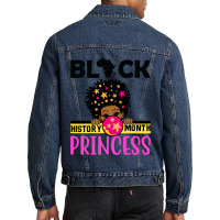 Black History Princess Brown Skin Girls Black Girl Men Denim Jacket | Artistshot