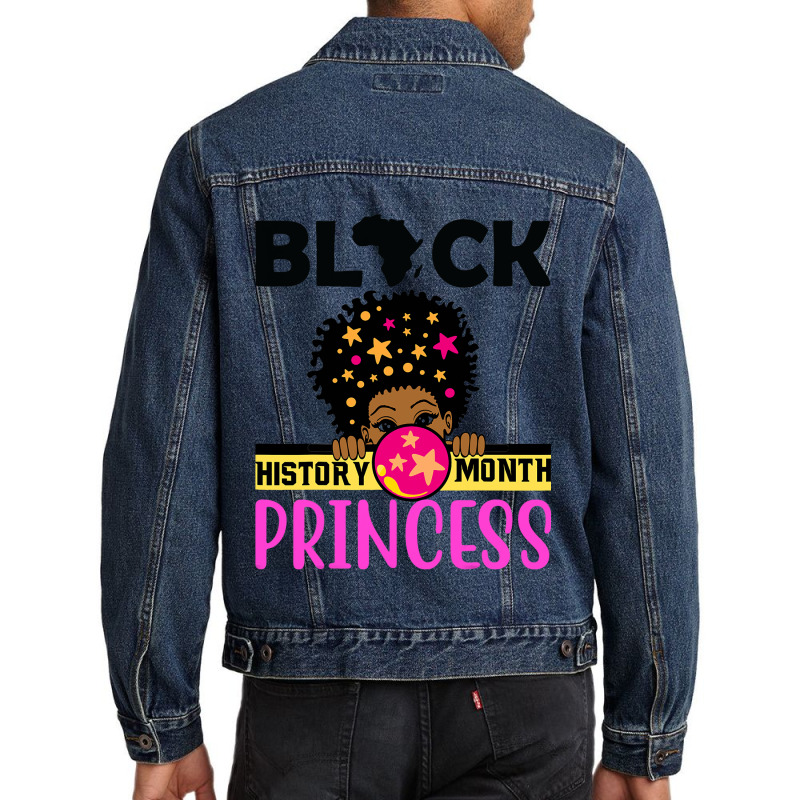 Black History Princess Brown Skin Girls Black Girl Men Denim Jacket | Artistshot