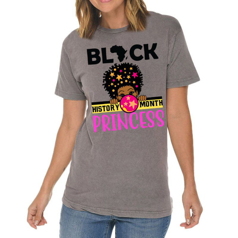 Black History Princess Brown Skin Girls Black Girl Vintage T-shirt | Artistshot