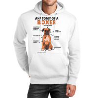 Anatomy Of A Boxer Cute Dogs Funny Dog Boxer 3 Unisex Hoodie | Artistshot