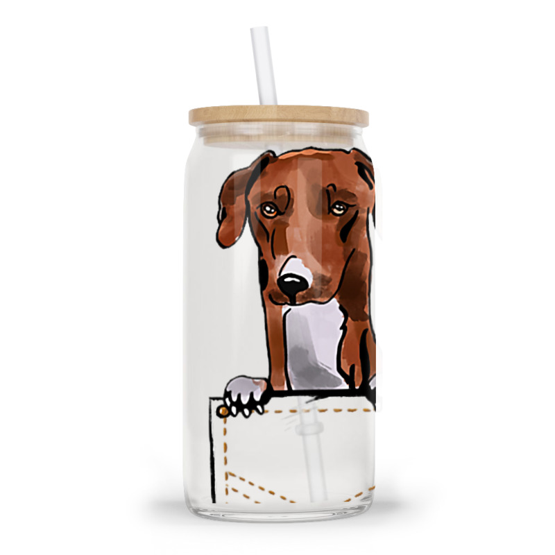 Azawakh Puppy For A Dog Owner Pet Pocket Colored Glass Tumbler | Artistshot