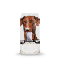 Azawakh Puppy For A Dog Owner Pet Pocket Colored Glass Tumbler | Artistshot