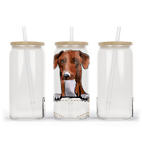 Azawakh Puppy For A Dog Owner Pet Pocket Colored Glass Tumbler | Artistshot