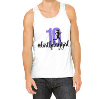 10th Birthday Teen Double Digits Run Track Running Tank Top | Artistshot