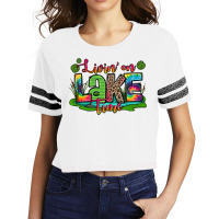 Living On Lake Time Scorecard Crop Tee | Artistshot