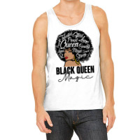 Black Queen Magic Bhm Melanin Skin Pride Afro Girl Tank Top | Artistshot