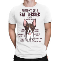 Anatomy Of A Rat Terrier Dog Owner Puppy Funny Cut T-shirt | Artistshot