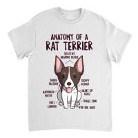 Anatomy Of A Rat Terrier Dog Owner Puppy Funny Cut Classic T-shirt | Artistshot