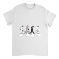 4 Sloths Walking Across A Crosswalk Over The Abbey Classic T-shirt | Artistshot