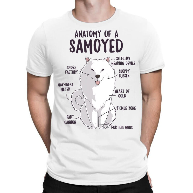 Anatomy Of A Samoyed Dog Puppy Owner Funny Cute T-shirt | Artistshot