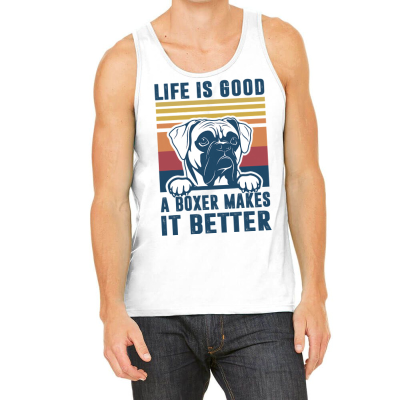 Boxer Dog Gifts For Men Women Boxer Dog Dad Mom Tank Top | Artistshot