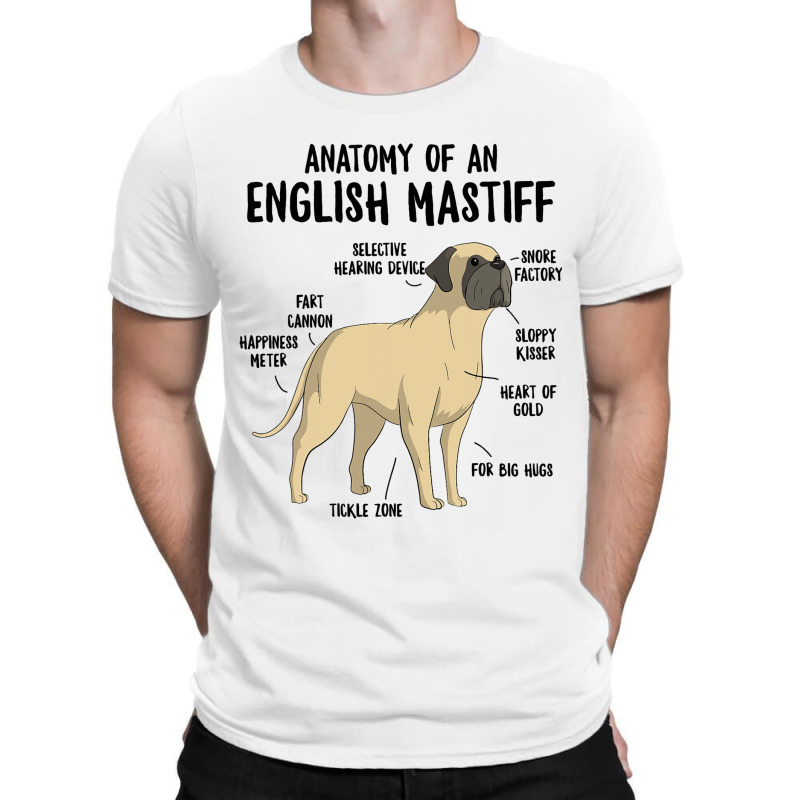 Anatomy Of An English Mastiff Dog Owner Puppy Funn T-shirt | Artistshot