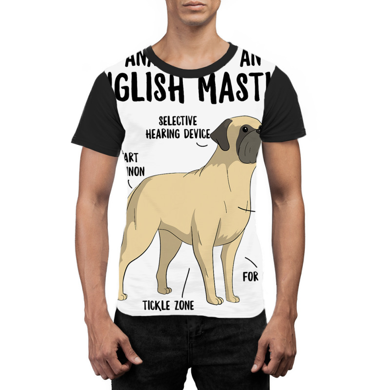 Anatomy Of An English Mastiff Dog Owner Puppy Funn Graphic T-shirt | Artistshot