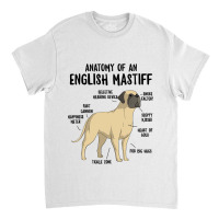 Anatomy Of An English Mastiff Dog Owner Puppy Funn Classic T-shirt | Artistshot