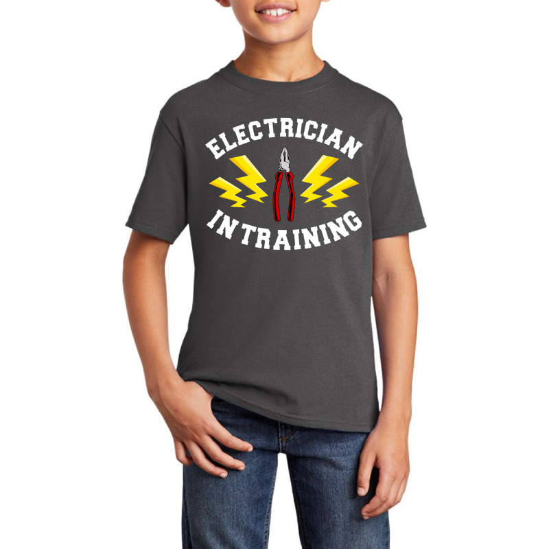 Electrician In Training Electrical Technician Electronics Basic Youth T-shirt by celanasubek | Artistshot