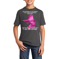 Fate Whispers To The Warrior   I Am The Storm T Shirt Basic Youth T-shirt | Artistshot