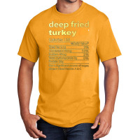 Thanksgiving Deep Fried Turkey Nutrition Food Facts Thanksgiving Costu Basic T-shirt | Artistshot